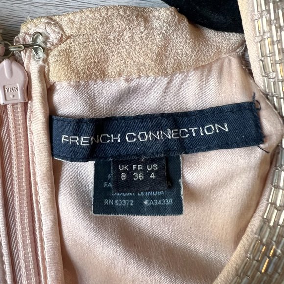 Silk & Sequins Romper - French Connection Size 4 - Picture 4 of 4